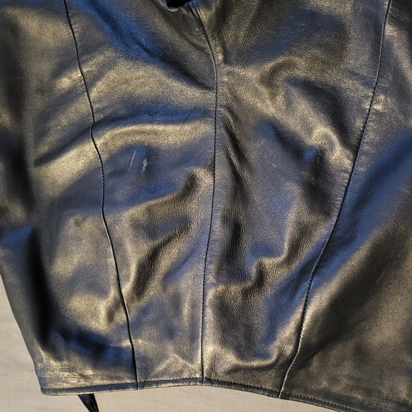 100% leather ladies straight leg pants. - Picture 7 of 7